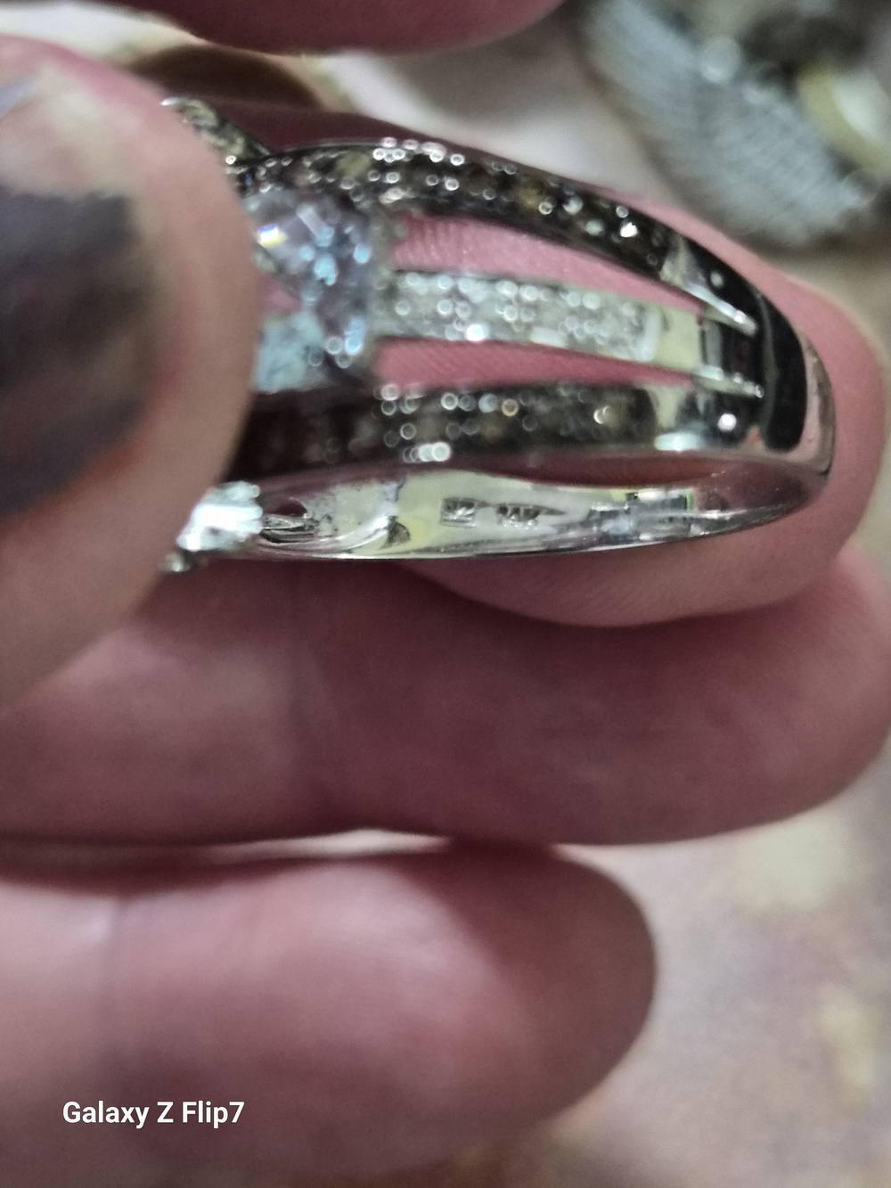 Triple Stone LeVian Multi-Band Ring - Picture 4 of 5